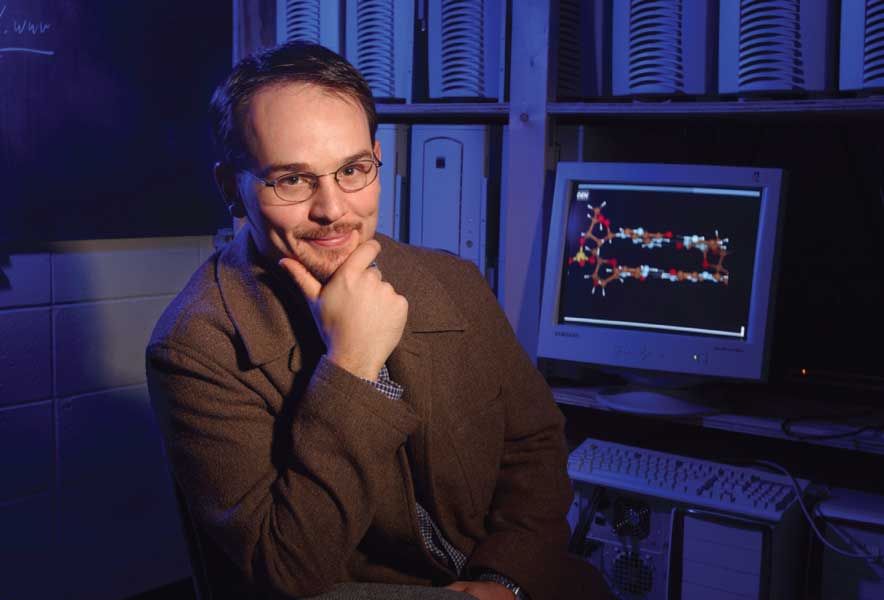 Dr. Greg Tschumper uses supercomputers to study how molecules interact.