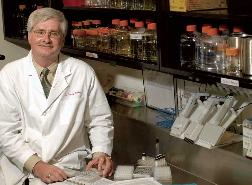 Dr. Larry Walker, director of the National Center for Natural Products Research